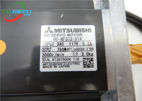 Servo motor L808E2210A0 HC-MFS73-S14 das peças sobresselentes YBR de JUKI FX-1 FX-1R FX-2 Juki